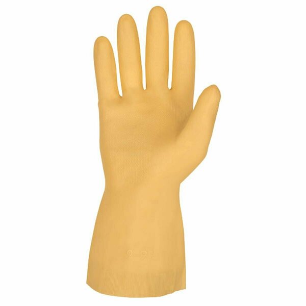 Mcr Safety 18 mil Latex Unlined Straight Cuff- Amber color 127-5190E